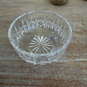 🌱VTG Waterford Crystal "Carlow" 5.0" Round Bowl Made in Europe 1993-2002 (Disc)